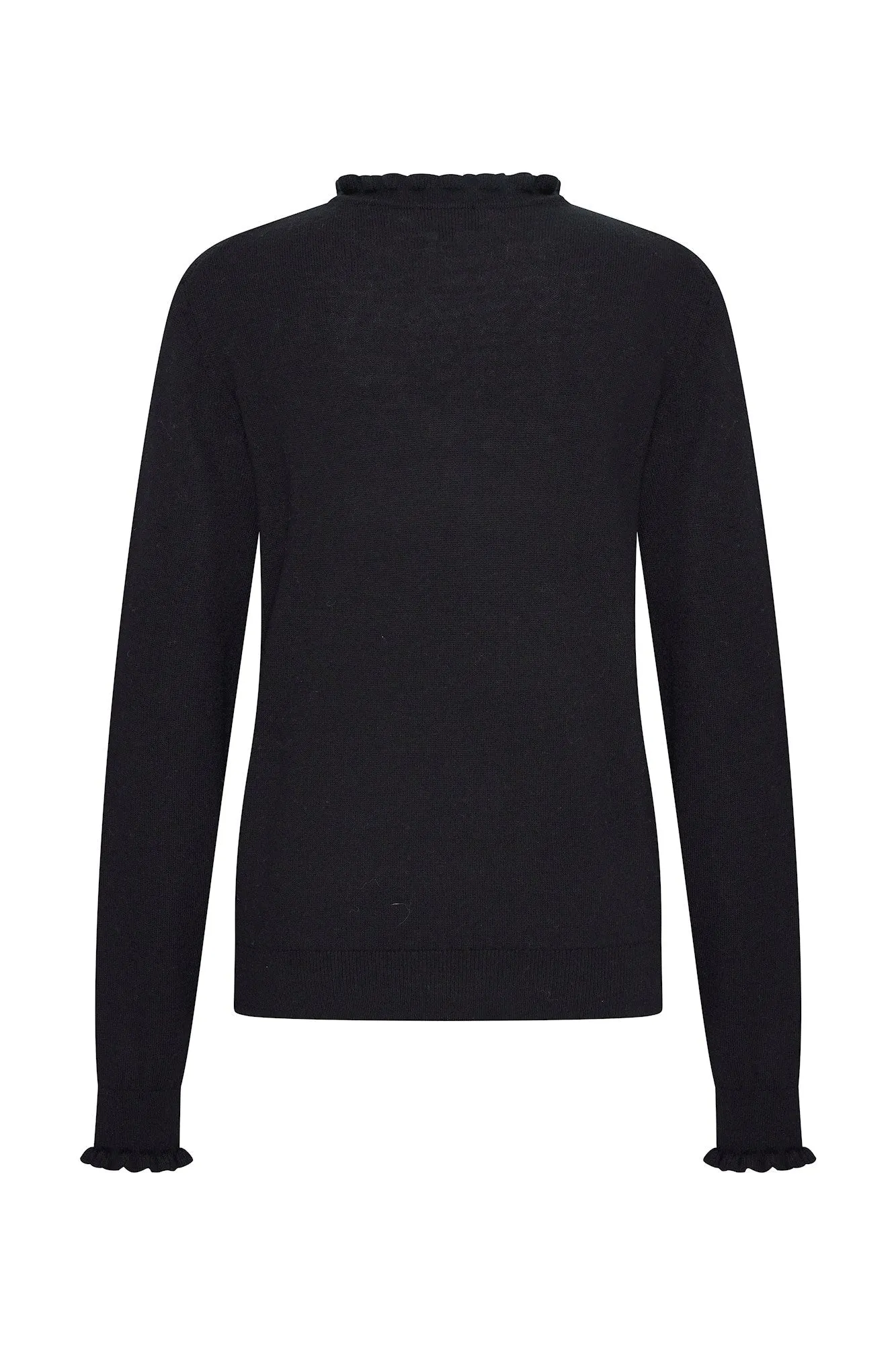 Zilch Black High Neck Sweater
